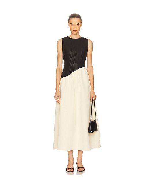 Simon Miller White Laurel Moire Midi Dress