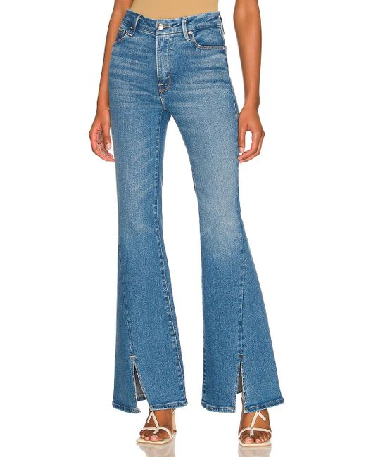 Cotton Good Legs Flare Twisted Slit 