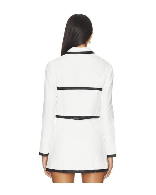 Amanda Uprichard White Trey Jacket