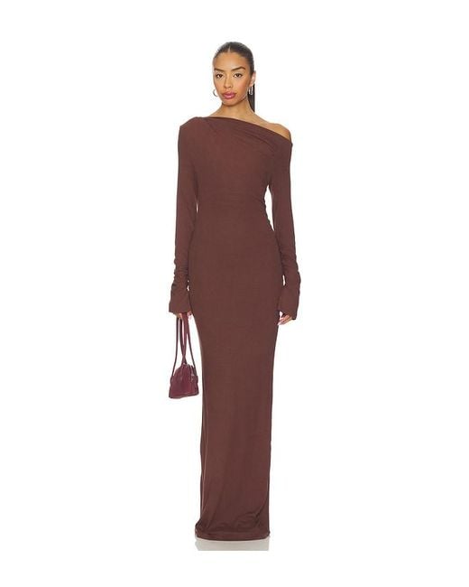 SNDY'S Purple Reyna Maxi Dress