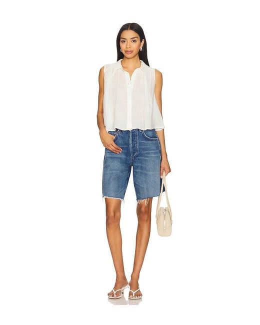 Citizens of Humanity Blue Ambrose Sleeveless Top