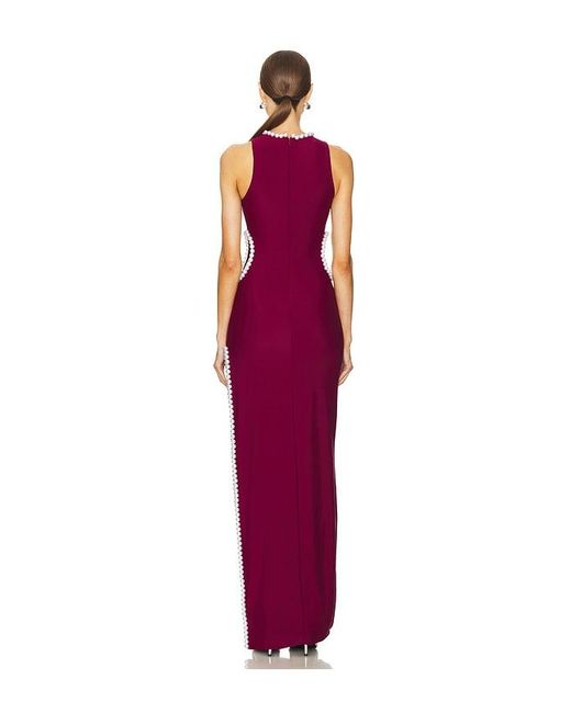 Mariandree Gaitan Purple Kelly Dress