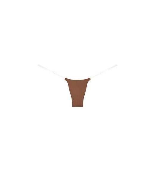 Stringys Black Nude Invisible Underwear