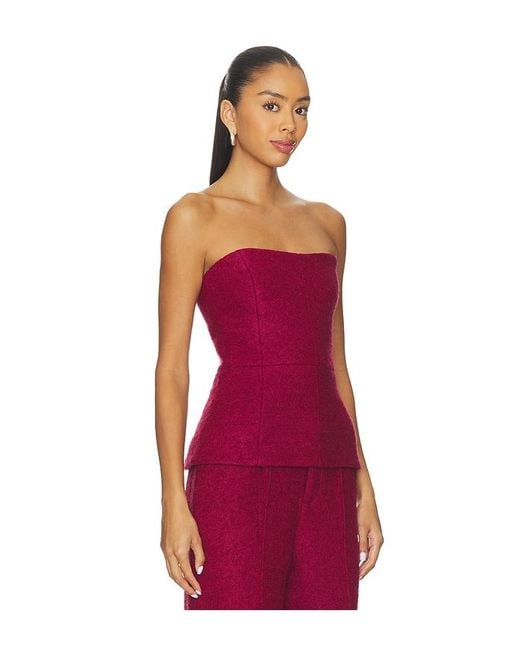 bubish Red Gracie Boucle Bodice