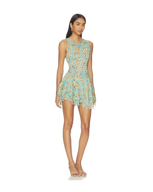 Free People Multicolor Raven Printed Mini Dress
