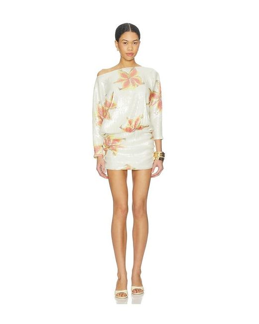 Juliet Johnstone Natural Sequin Disco Dress