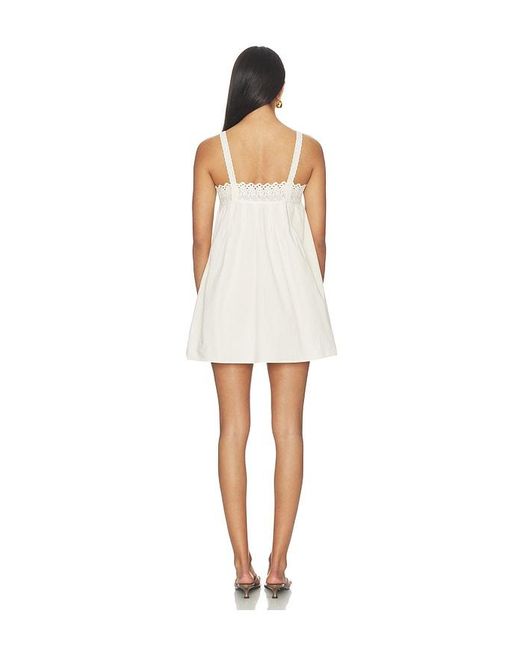 Tularosa White Colette Mini Dress