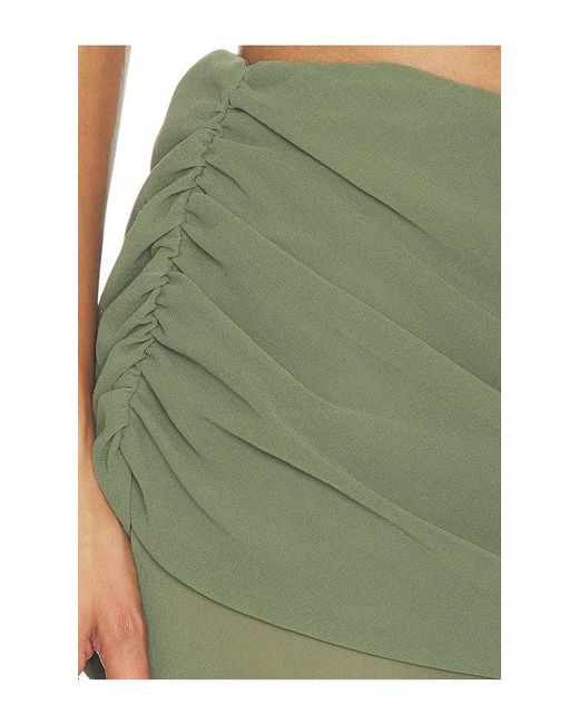 Bananhot Green Adelina Maxi Skirt
