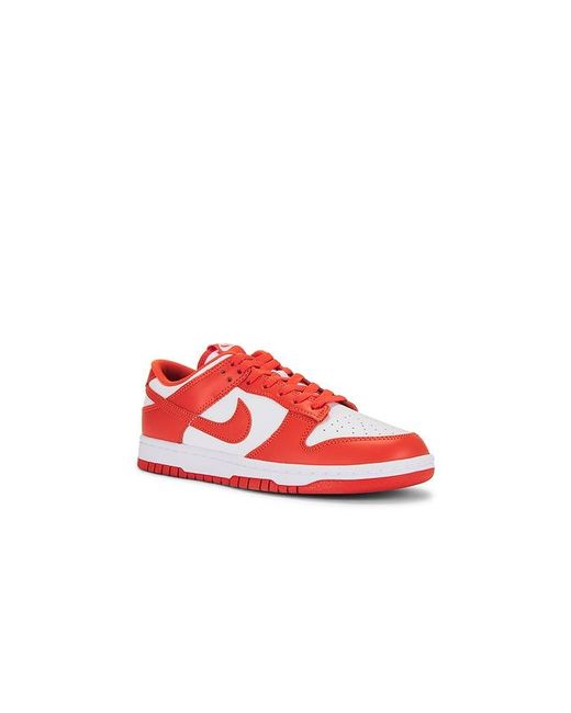Nike Red Dunk Low Retro Sneakers for men