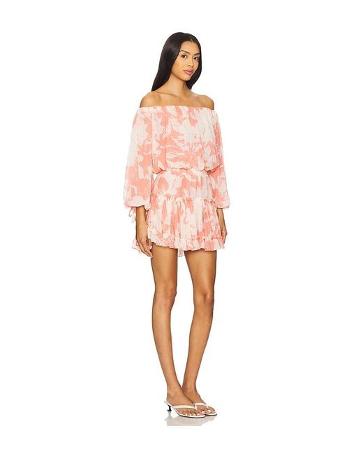 Minivestido Zonia En Color Rosado Talla En MISA Los Angles de color Pink