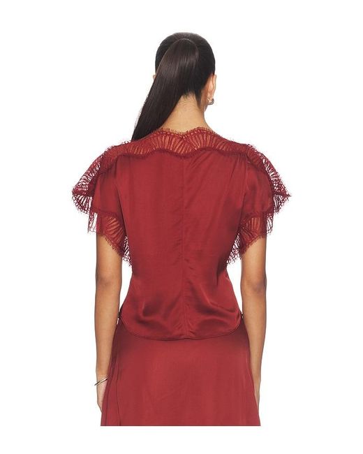 A.L.C. Red Luna Top