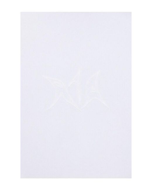 RTA White Flora Western Logo T Shirt