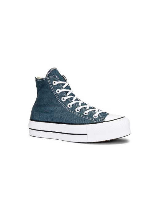 Converse Chuck Taylor All Star Lift Sneaker in Blue | Lyst UK