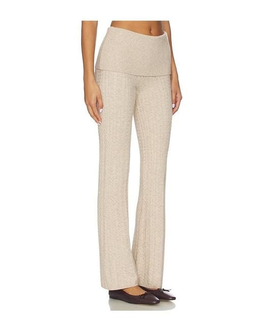 Lovers + Friends Natural Paulina Lounge Knit Pant
