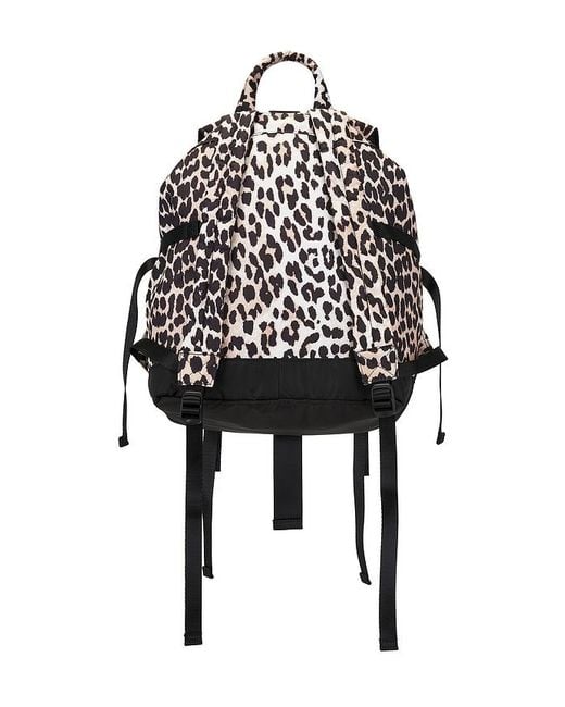 Ganni Black Recycled Tech Backpack