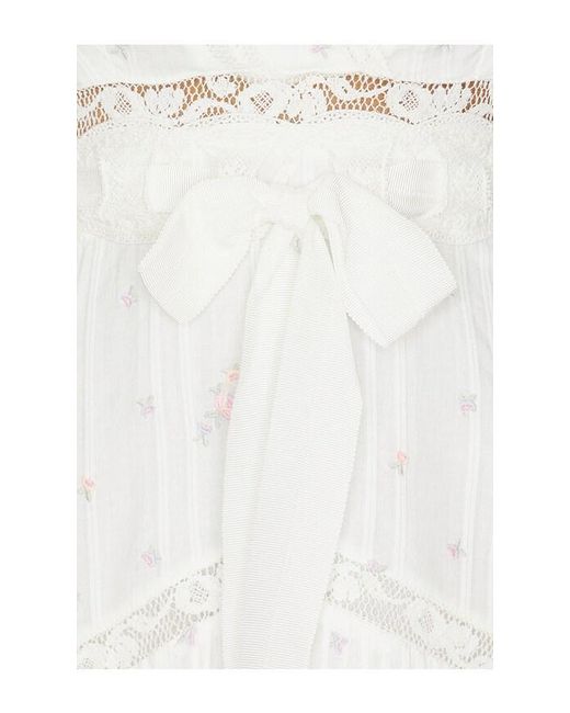 LoveShackFancy White Sibelle Dress