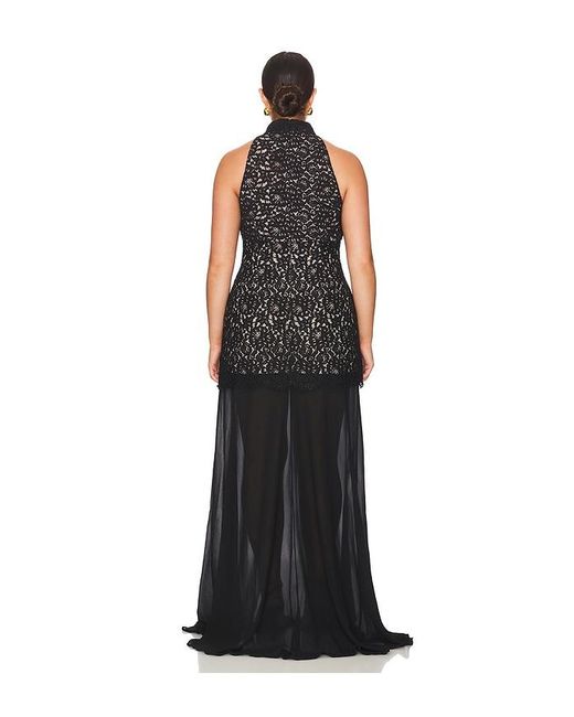L'academie Black Zelie Gown