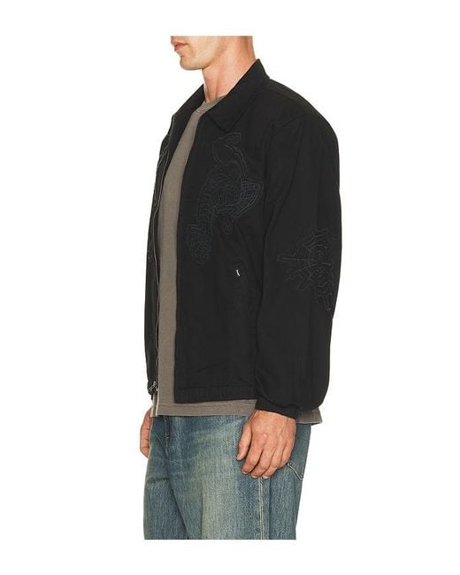 Huf Black X Spider- Work Jacket for men