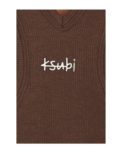 Ksubi Blue Muse Tank Top