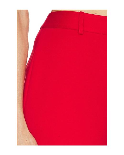 Alice + Olivia Red Conry Clean Short