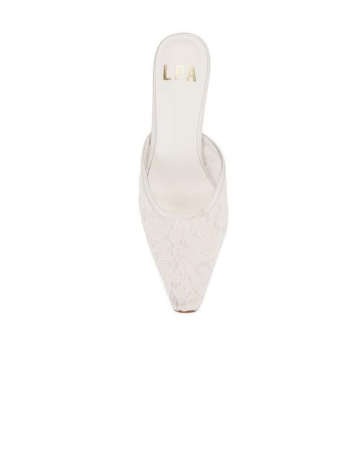 LPA White Lorenn Mule