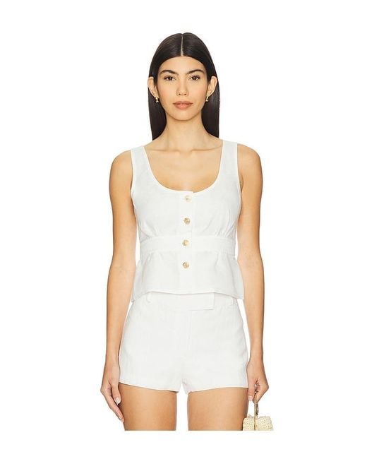 PAIGE Caine トップ White