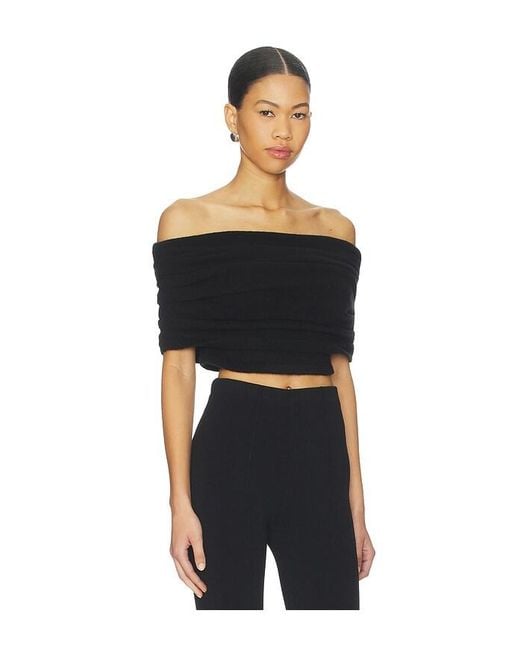 SER.O.YA Black Emory Top