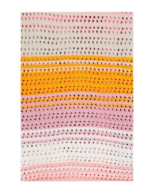PQ Swim Orange Ellie Crochet Top