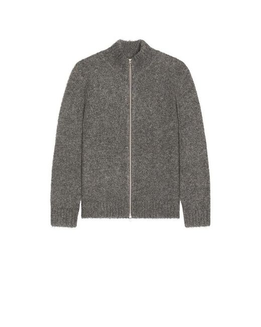 Samsøe & Samsøe Gray Jean Zip Cardigan for men
