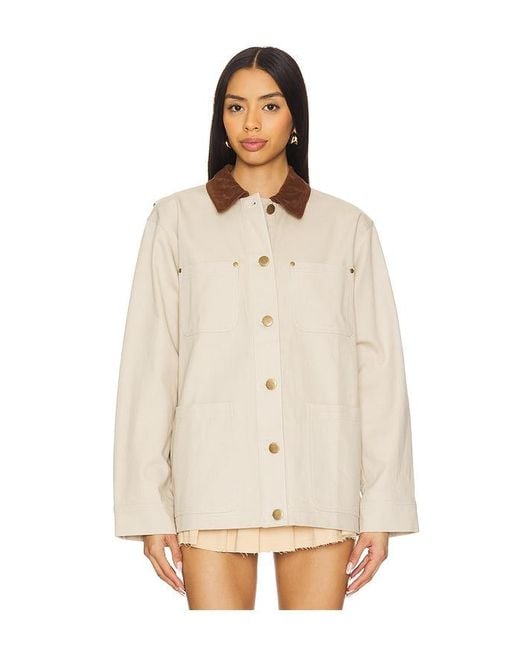 Lovers + Friends Natural Mags Jacket