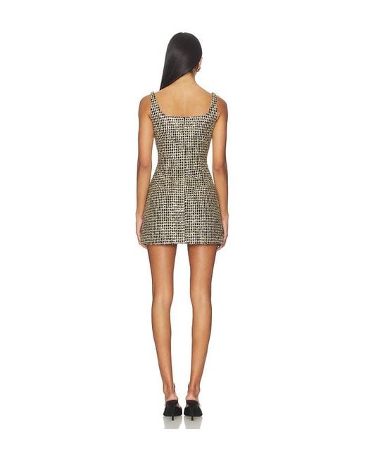 SAU LEE Multicolor Aidan Tweed Dress