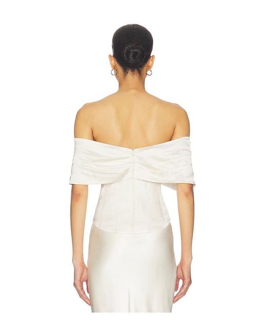 LPA White Ilaria Corset Top