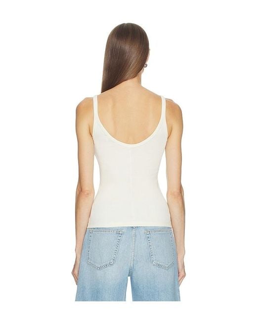 GRLFRND Blue U-Neck Tank