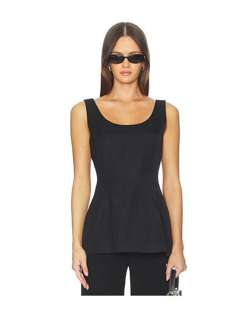 RUE SOPHIE Black Corinna Top