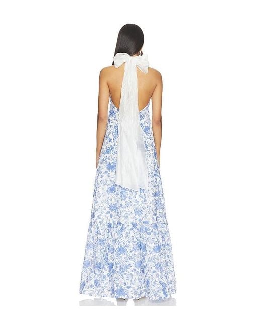 Elliatt Blue Elin Halter Gown