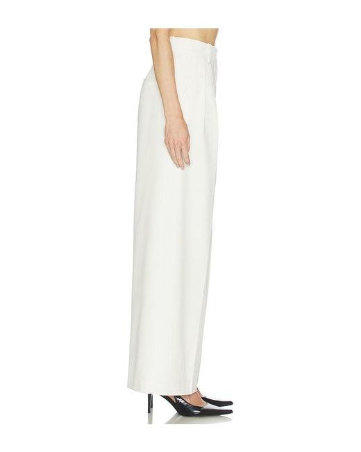 Anine Bing White Lou Trouser