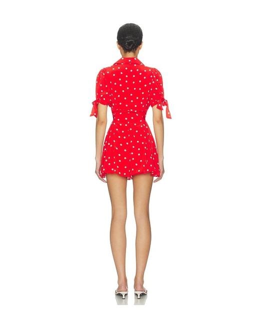 Saylor Red Merrilee Romper