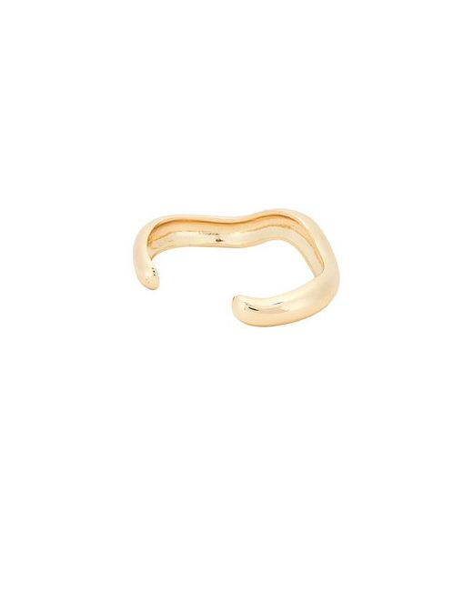 Ettika White Sculpted Metal Cuff
