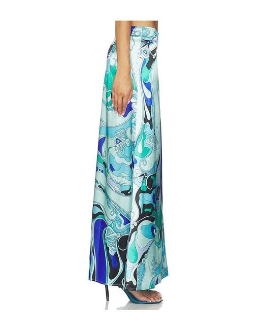 MORE TO COME Blue Tavianah Maxi Skirt