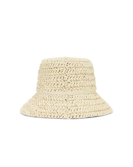 Ganni Natural Summer Straw Hat