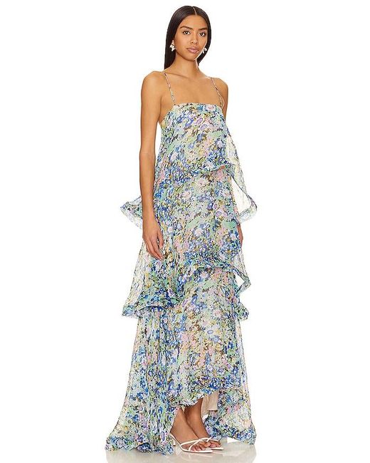 Elliatt Blue Armani Maxi Dress