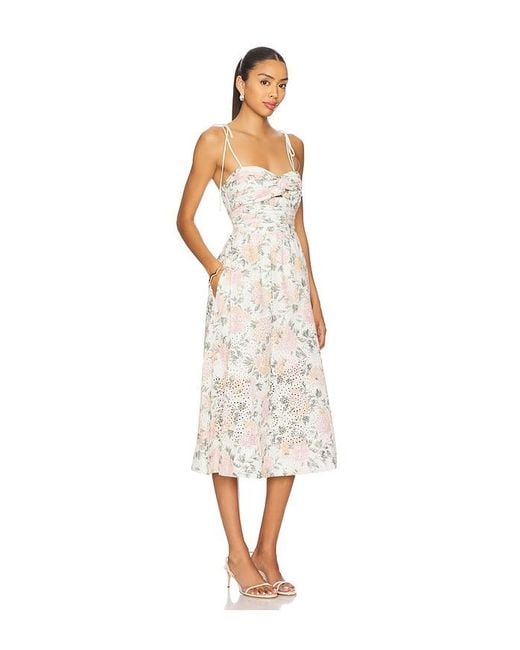 Astr White Sariah Dress