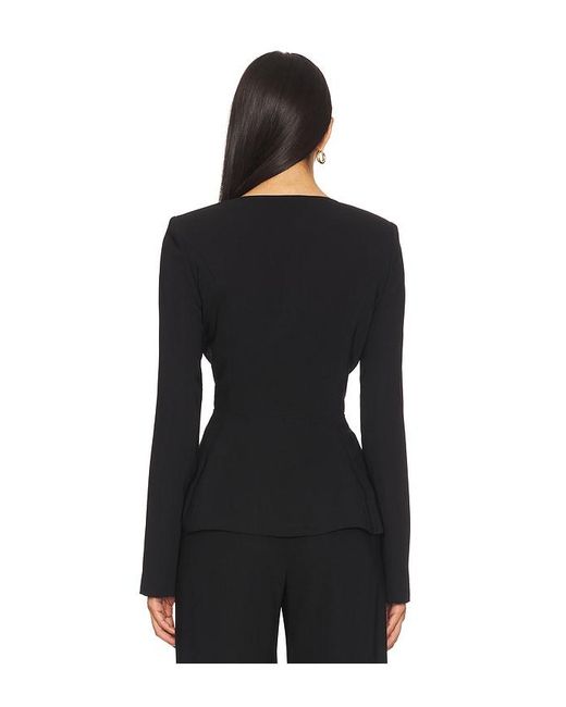 Amanda Uprichard Black Kailey Top