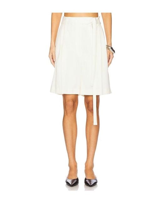 Rohe White Tailored Shorts With Belt