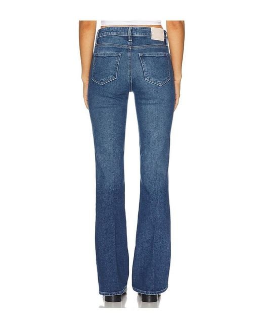 PAIGE Blue High Rise Laurel Canyon Bootcut Jeans