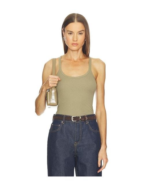 GRLFRND Blue Slim Racer Tank