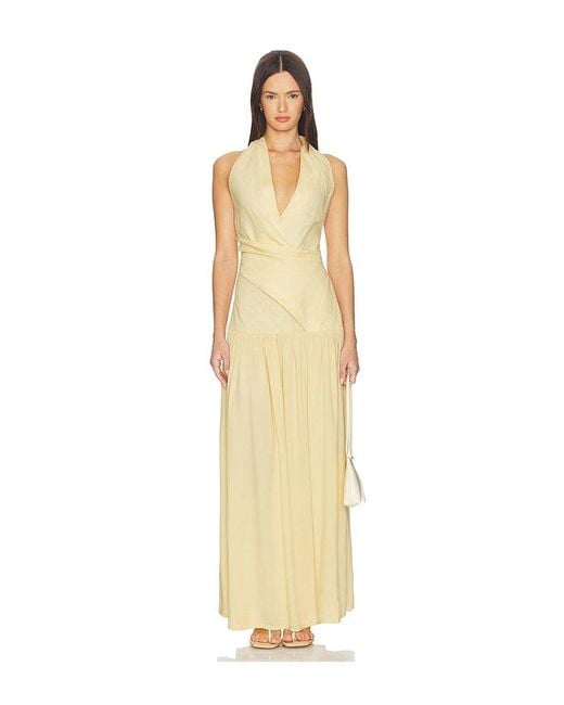 Faithfull The Brand White Blanca Maxi Dress