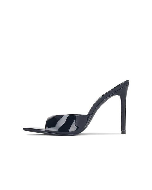 Black Suede Studio Blue Brea Mule