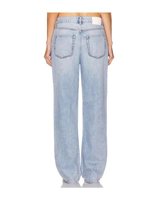 GRLFRND Blue Bella Low Rise Boyfriend