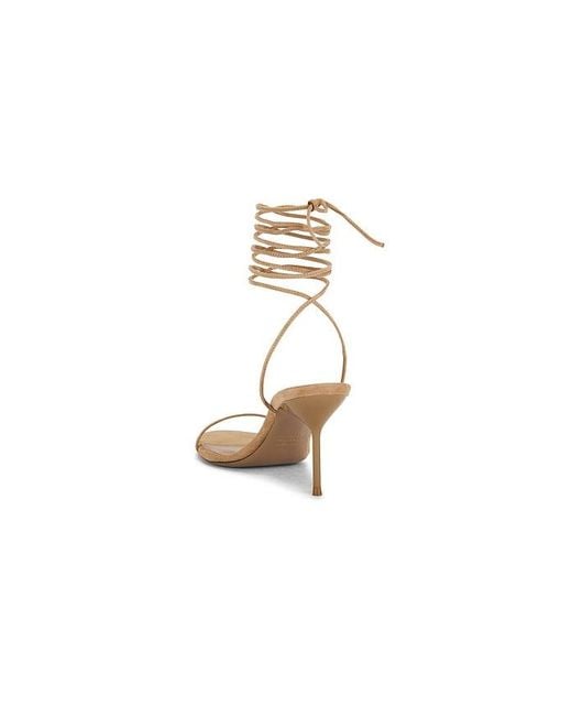 Paris Texas White Lidia Lace Up Sandal 70